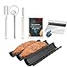 Tackly Moule baguette four - Kit de fabrication de pain avec recette et pack d'ustensiles de boulangerie - Plaque de cuisson perforée pour pain - grattoir de boulanger, lame de rasage