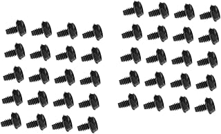 UKCOCO 200 Pcs Pci Pci Screw Computers Screw for Pci Slot Fastener for Maintaining Hot Dip Galvanized Black Computer Part Pci Slot Screw Computer Case Fastener Replace Power PC Psu Screw