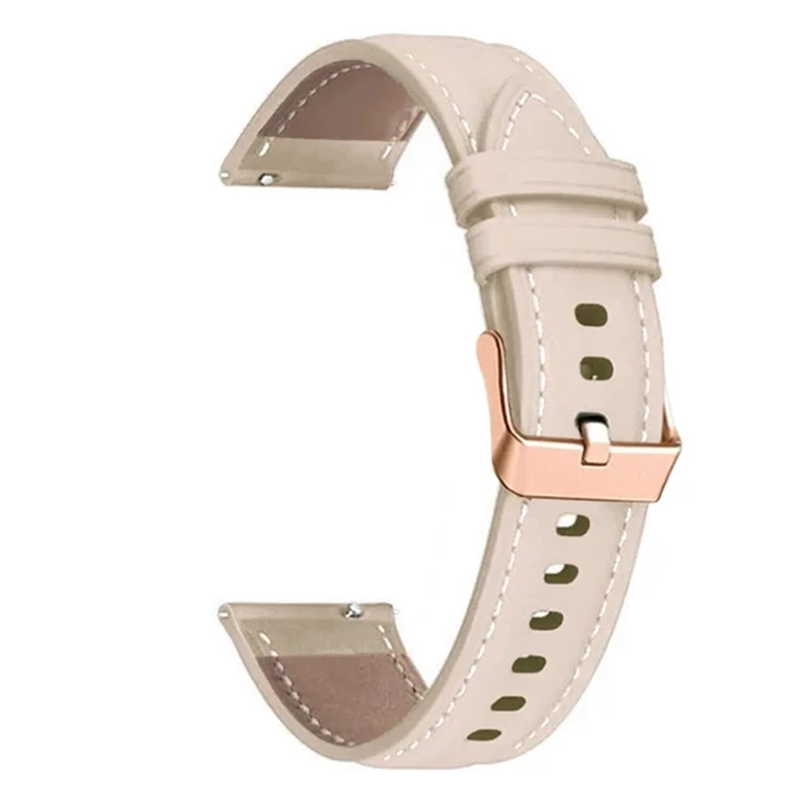 Bracelet cuir 18mm Huawei Watch GT 4 41mm Forerunner 255S 265S