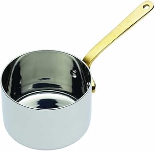 MasterClass Professional Mini casseruola / Salsiera in Acciaio Inox, 6,5 cm, Argentato