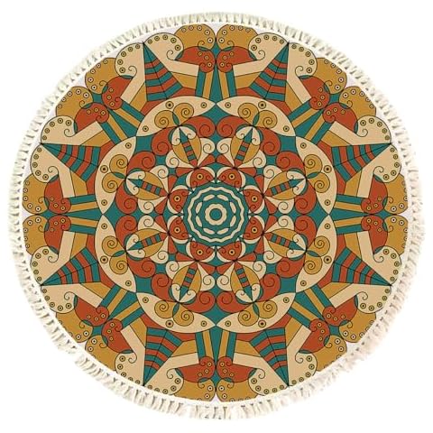 Terafeels Large Cotton and Polyester Rug Cover