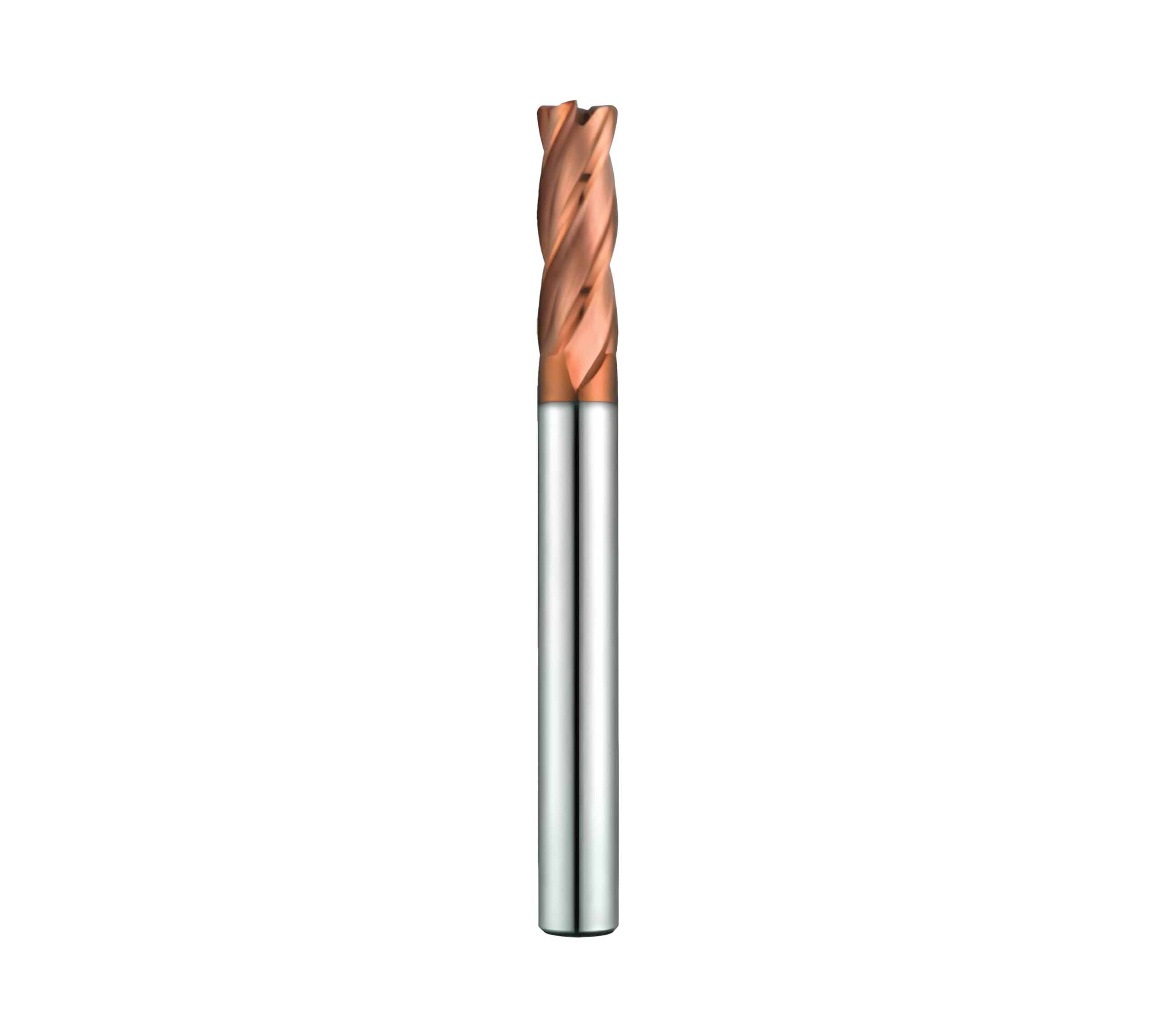 Fresa VHM, professionale alte prestazioni, 4KNR Diametro 10mm Raggio 1mm Lunghezza 75mm per Acciai Temperati HRC 45-55 Z4, Punta Torica 4 Taglienti AIHCSAR-TOOL