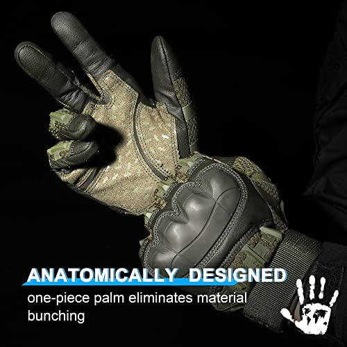 Image of WTACTFUL Tactical Gloves Men Women, Touchscreen Reinforced Palm