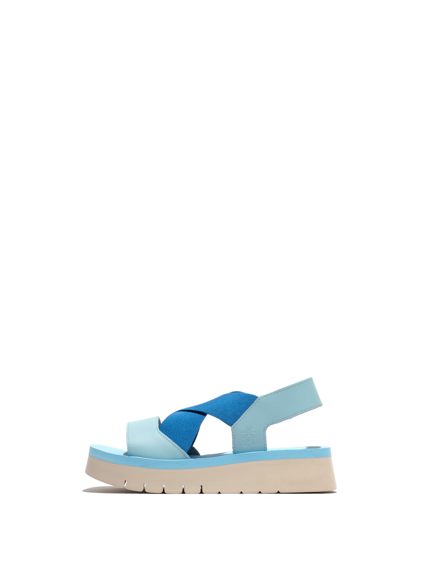 Fly London Women's SERK418FLY Sandal, Sky Blue/AZURRO/Sky Blue, 9 UK