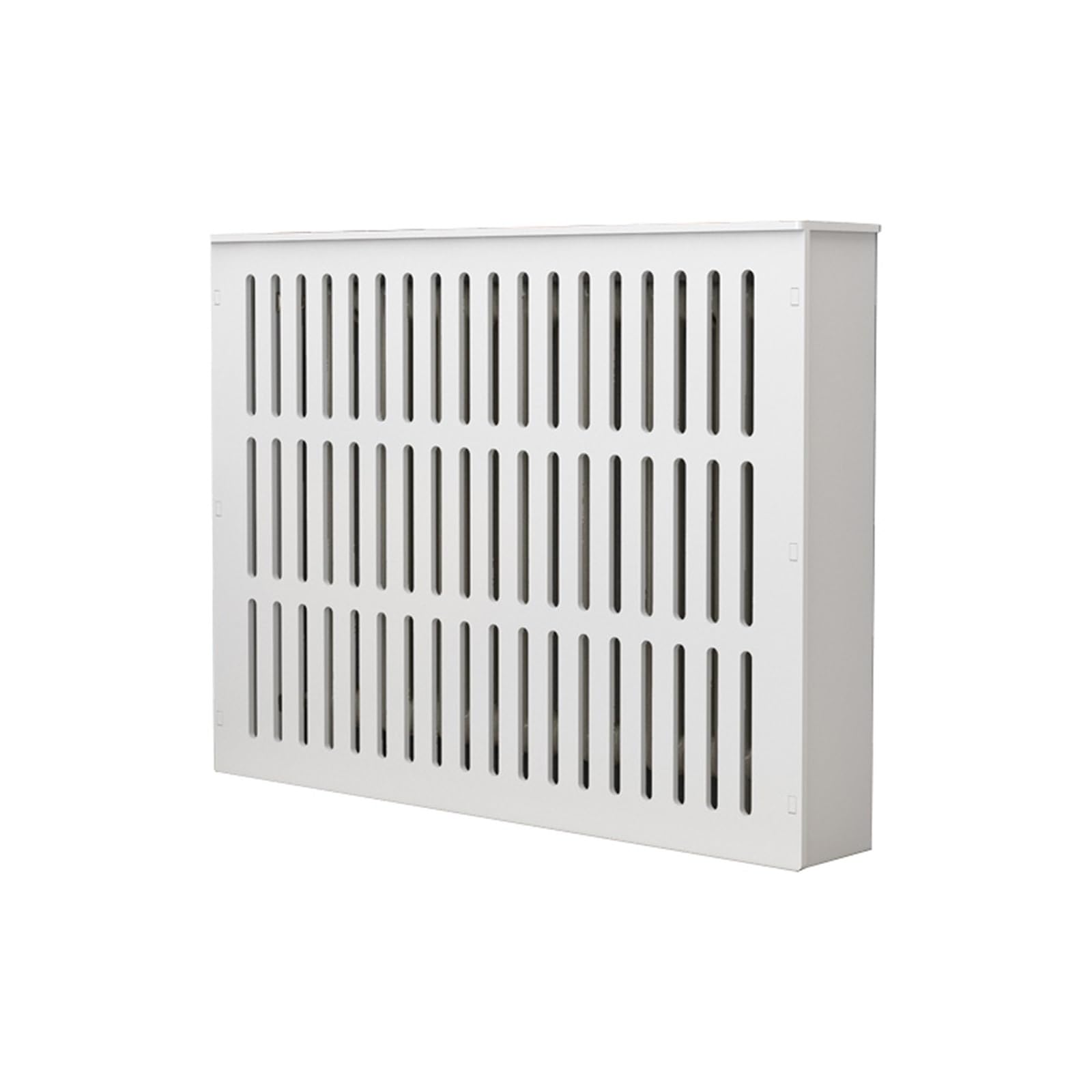 Generico Copritermosifone in PVC di Medie Dimensioni, mensola Decorativa per Riscaldamento, Elegante mobiletto portaoggetti per Soggiorno e Camera da Letto (60x60x25 cm / 23,6x23,6x9,8 Pollici)