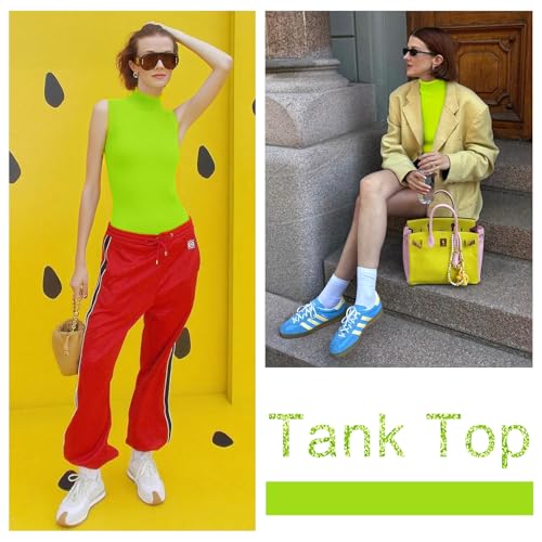 Image of v28 Women Sleeveless High Neck Turtleneck Stretchable Knit Sweater Top