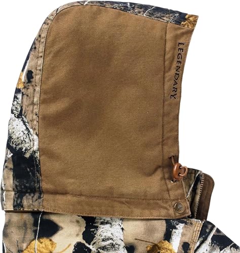 Image of Legendary Whitetails Mens Winter Coat Quilted Canvas Water Repellent Insulated Workwear Jacket