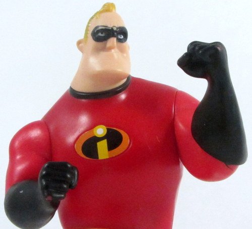 THE INCREDIBLES Pixar Mr Incredible McDonalds Happy Meal Figure Set - RARE