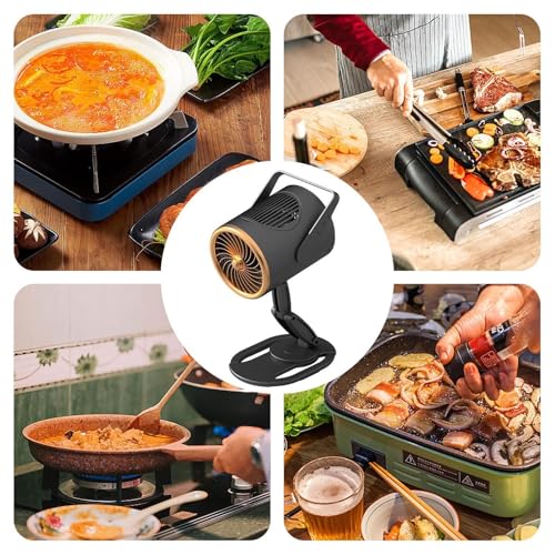 Extractor de mesa recargable de 3 velocidades y soporte ajustable 4
