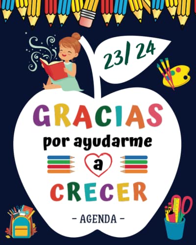 - AGENDA - Regalos Originales Para Profesores: Planificador Calendario Semana Vista Para Profesor Escolar | Regalo profesora infantil , preescolar, ... | 12 meses desde 01 AGOSTO a 30 JULIO .