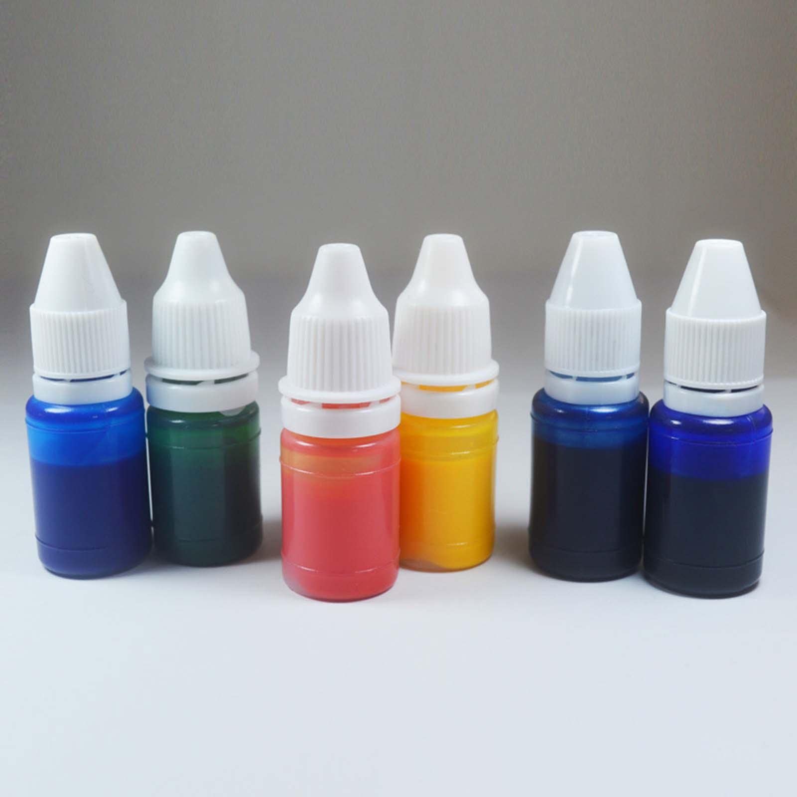 10 Set 10 Stück Stempel Nachfülltinten Tinte helle Farbe Nachfülltinte schnell trocknend, Stil 4