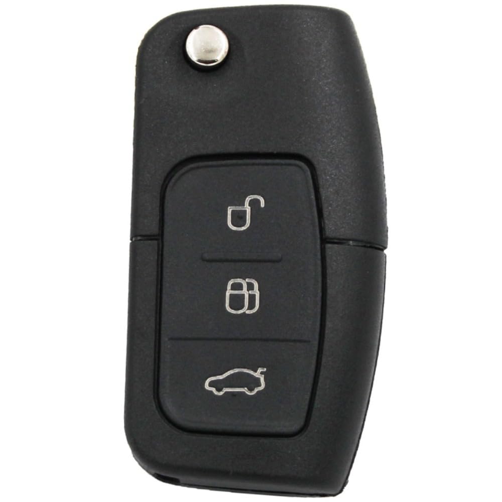 Llave Funda de Coche Mando a Distancia para Ask 433MHz Keyless Entry Remoto Llavero para Ford Focus Mondeo C MAX S MAX Galaxy Fiesta