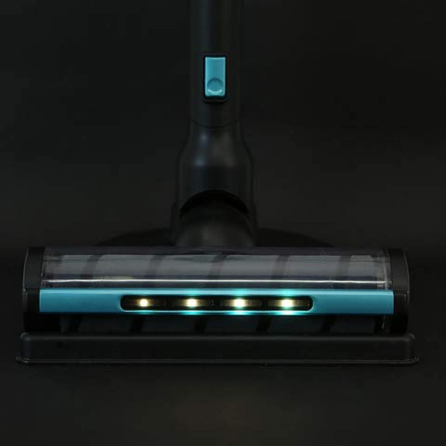 Motorized floor brush head with LED lights