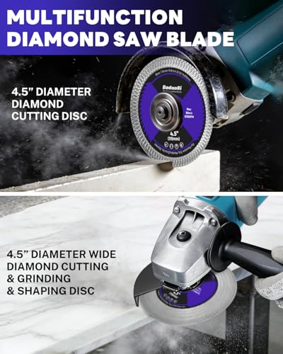 Image of 18 PCS Diamond Hole Saw Kit with Pilot Bit Adapter, 1 /4 inch- 4 inch Thickened Core Drill Bit Set, Includes Tile Shaping Cone & Wide Diamond Saw Blade, for Porcelain, Ceramic, Granite, Marble, Stone