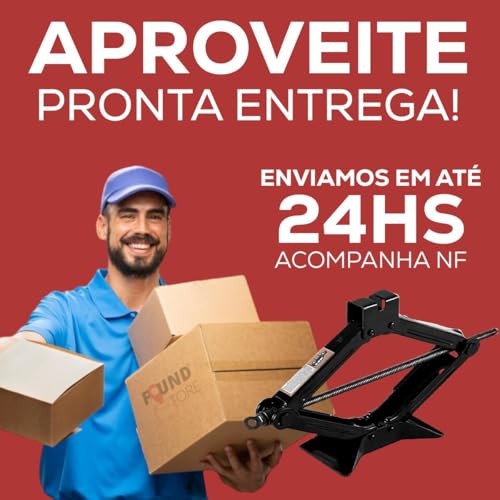 Macaco Mecânico Sanfona Universal Para Carro 1 Tonelada