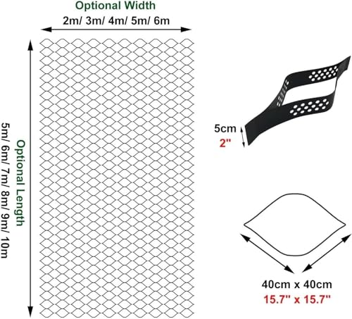 Géogrille stabilisatrice pour stopper l'érosion du gravier en pente - 3