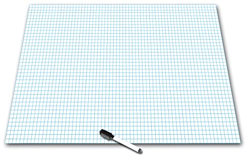 Large Reusable Grid Graph Paper for Home, Kitchen Landscape Clothing...