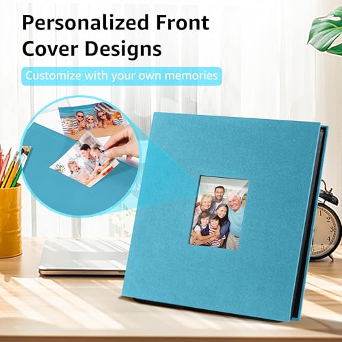 DazSpirit Photo Albums 6x4 Inch 600 Pockets Slip In, Customizable Linen Cover 10x15cm Photo Album, Large Capacity - Image 3