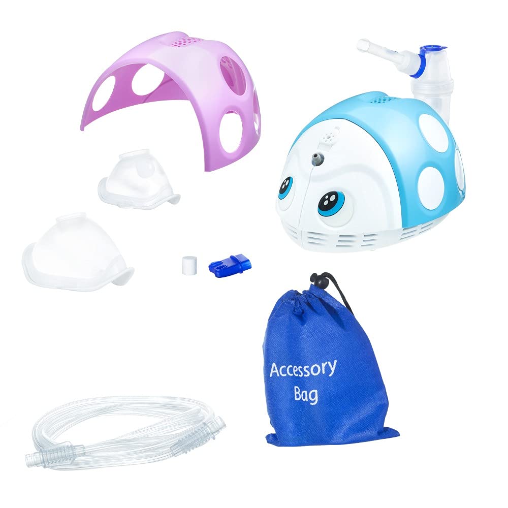 Nella by Flaem Inhalator do nebulizacji dzieci w dwóch kolorach GWARANCJA DOŻYWOTNIA!!- : Standard