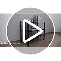 2 Tier (Thick) Bamboo Shoe Rack for Closet Free Standing Wood Shoe Shelf for Entryway Small Space Stackable 27"x12"x14" (Black Brown)