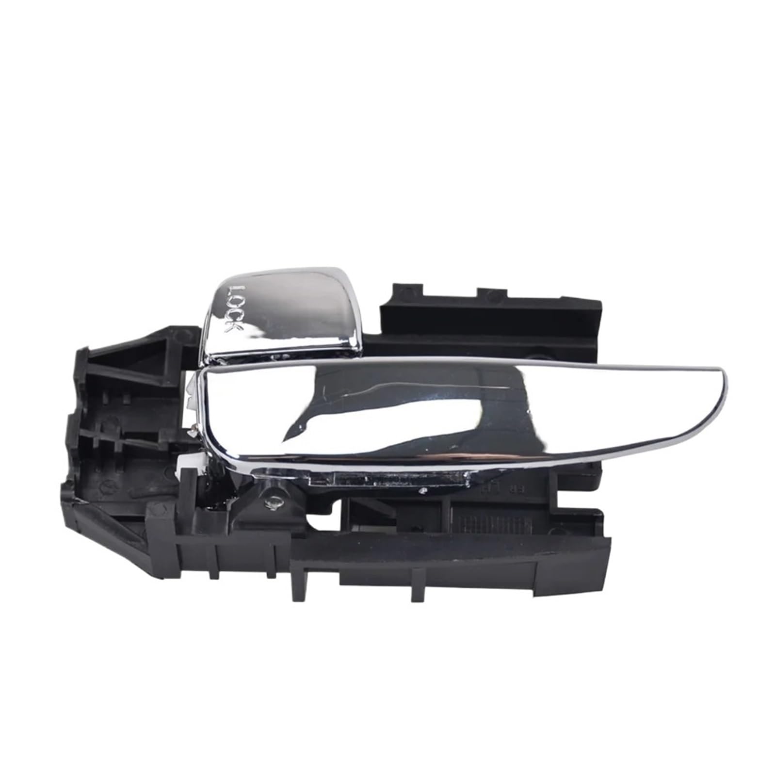 Ouokchm Chrome Left Car Interior Door Handle For Hyundai For Elantra 2001-2006 82620-2D000 Black Chrome Car Front Inside Door Handles 82610-2D000(Chrome Left)