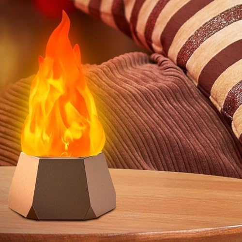 Linternas de mesa para exteriores LED impermeables con efecto llama para camping 8