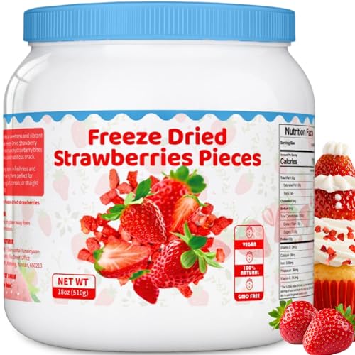Egcina Freeze Dried Strawberry Pieces