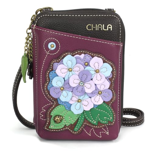 Image of CHALA Wallet Crossbody Cell Phone Purse - Women Faux Leather Multicolor Handbag with Adjustable Strap