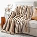 BATTILO HOME Luxury Faux Fur Throw Blanket, Soft Cozy Mink Fur Blanket for Couch, Sofa, Chair, Bed, Thick Warm Fall Fur Throw Blankets, 50