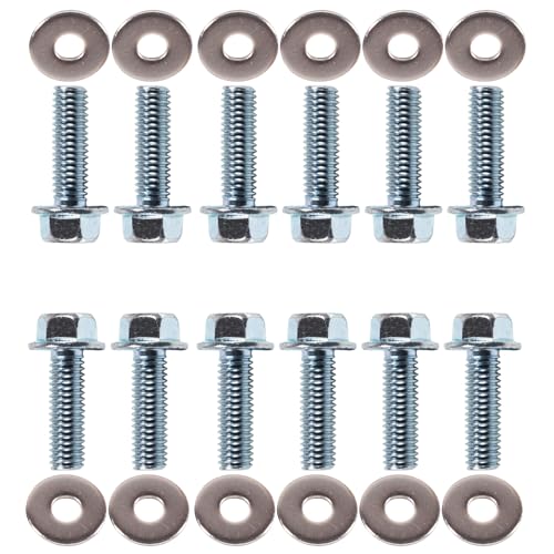 BEONEO 551664 for Chevy Intake Manifold Bolt 3/8-16x1 Chevrolet V8 Small Blocks 265 283 305 327 350 383 400 for MS 90314-2 Intake Manifold Gasket 1955-1995 10.9 High Strength Zinc Coated 12 Bolts