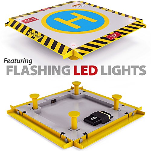 Eagle Pro Remote Control Helicopter Landing Pad - Complete Edition - Flashing LED