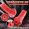 6-in-1 Masturbieren für Männer, 360°Handyhalter & Realistische Mundöffnung Masturbator mit 9 Saugen 9 Vibration, Elektrischer Penis Vibrator Sex Spielzeug für die Männer Blowjob mit App-Steuerung #5