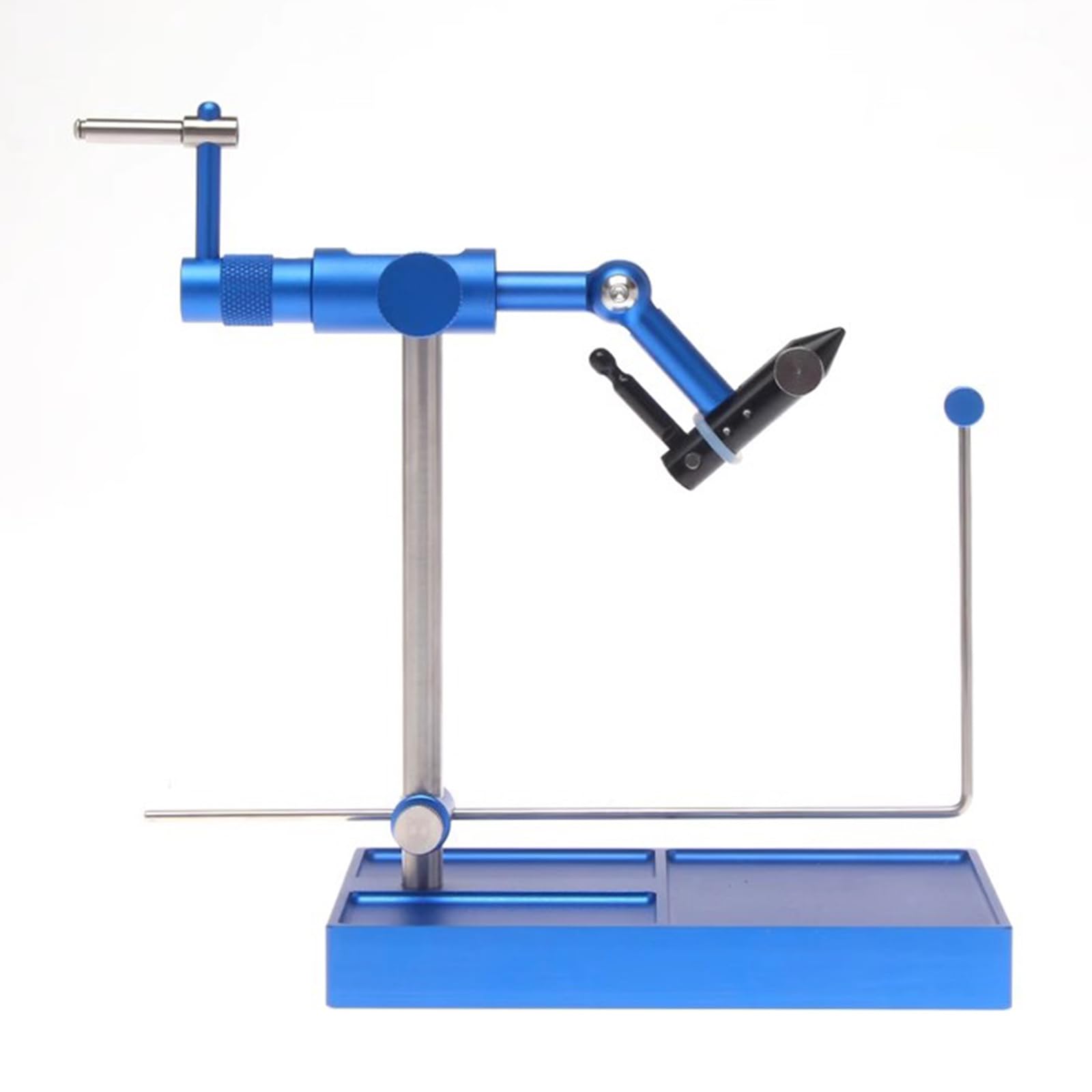 Tornillo De Banco Giratorio para ATAR Moscas, Herramientas De Acero Inoxidable para ATAR Anzuelos De Moscas, con Base Resistente Y Mordazas