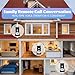 Wireless Intercom System for Home - 2 Way Voice Super Long Range Room to Room Communication Intercom for Elderly, Seniors, Kids, Home Office, Hospital & Office