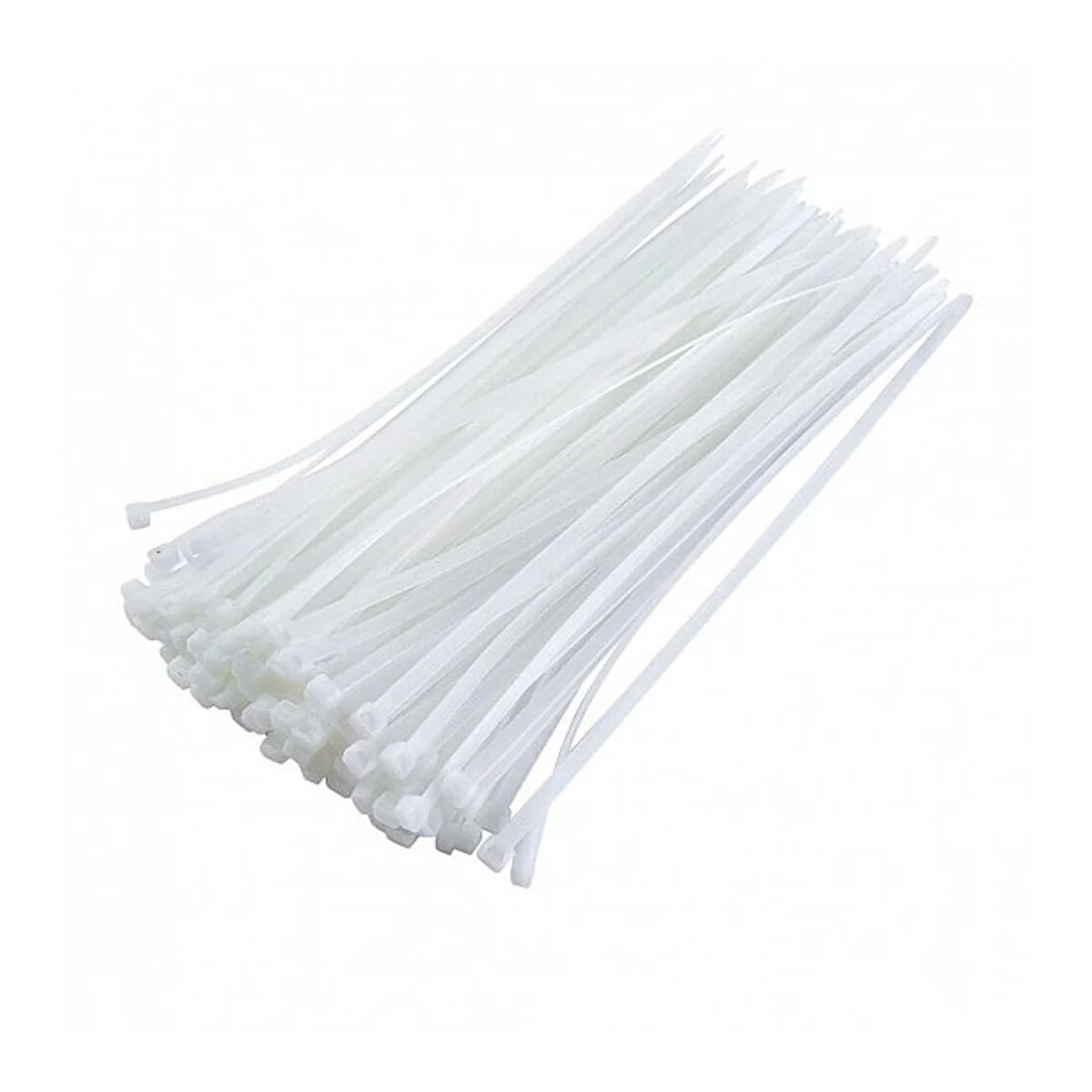 GPS™ Cable Zip Ties Teeth Grip Nylon Self Locking Cable Ties - Heavy Duty Strong Zip Wire Fastener Organizer Tie (Pack of 100, White, 100 mm (4 inch) x 2.5 mm)-image-41