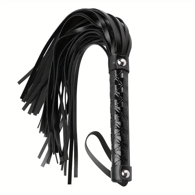 Frustino nero, Accessorio per Adulti, Colore nero, cm 42