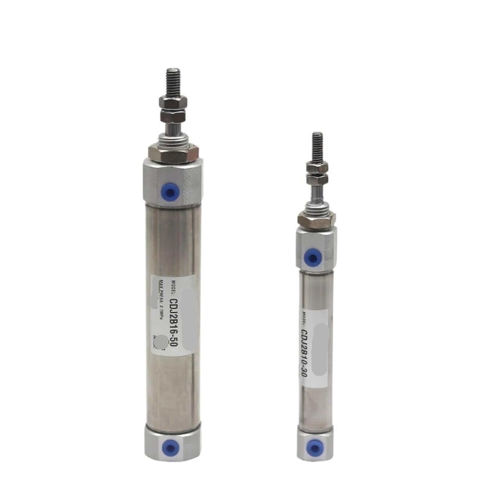 Mini-Doppelwirkungs-Pneumatikzylinder CDJ2B10-5, 5–200 mm, Luftzylinder for hydraulische Hebeanwendungen, 1 Stück(55mm)