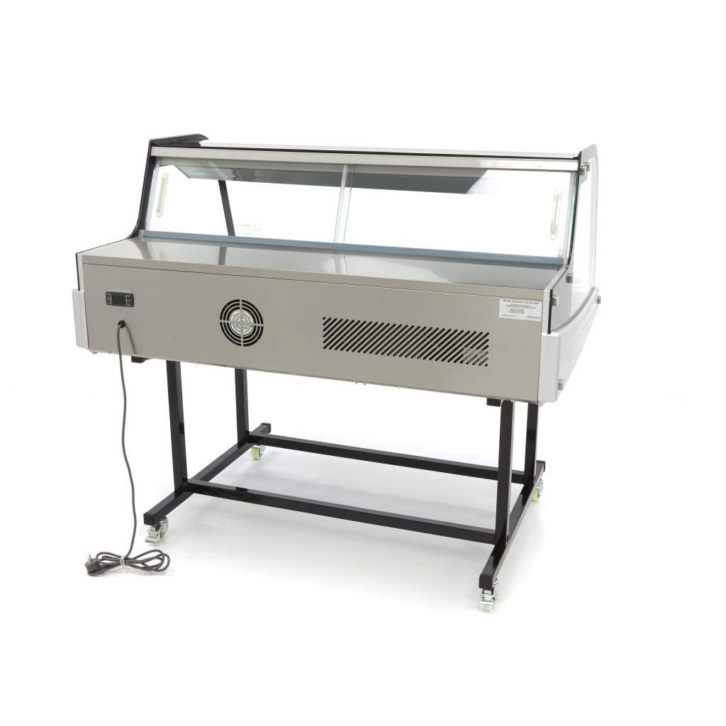 Maxima Vitrine réfrigérée - 255 L - 125 cm - avec support
