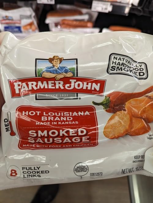 Farmer John Louisiana Hot Link Sausage 26 Oz (2 Pack)