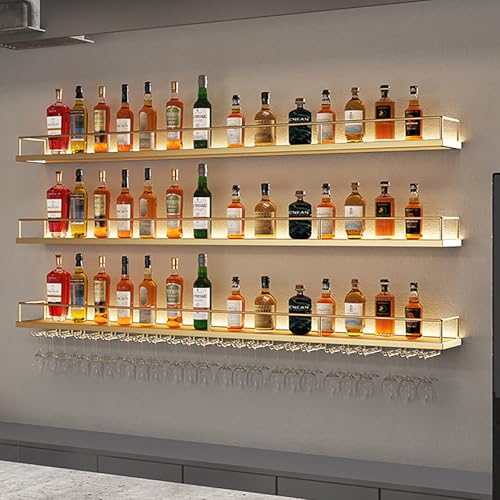 Étagère à vin LED : fixez ce support mural en fer pour gagner de la place - 7