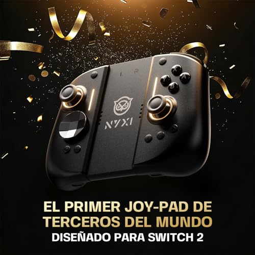Image of NYXI Hyperion 3 Switch 2 Controller - World's First Third-Party Wireless Controller for Switch 2, Hall Effect Joystick, 9-Axis Gyro, Full Mechanical Buttons, Dual Back Buttons & Adjustable Vibration (Black 1)