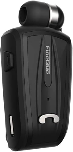 Festnight Fineblue F-V6 Wireless Bluetooth 4 0 Cuffie Auricolari con Clip Clip Cavo Retrattile Vivavoce Incorporato nel Microfono Festnight Fineblue F-V6 Wireless Bluetooth 4 0 Cuffie Auricolari con Clip Clip Cavo Retrattile Vivavoce Incorporato nel Microfono