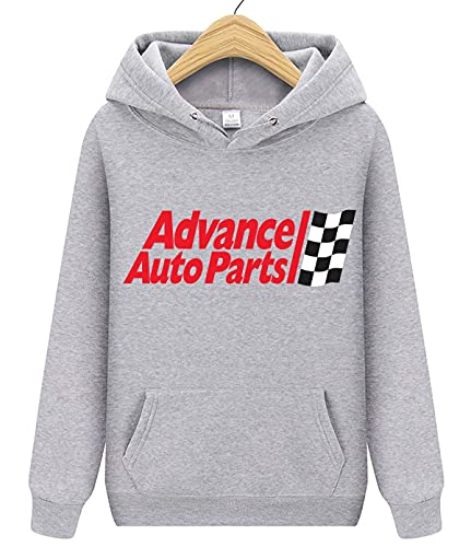 YuanSH Advance Auto-Parts Printing Mens Hip pop Hoodie Sweatershirt LightGray XX-Large