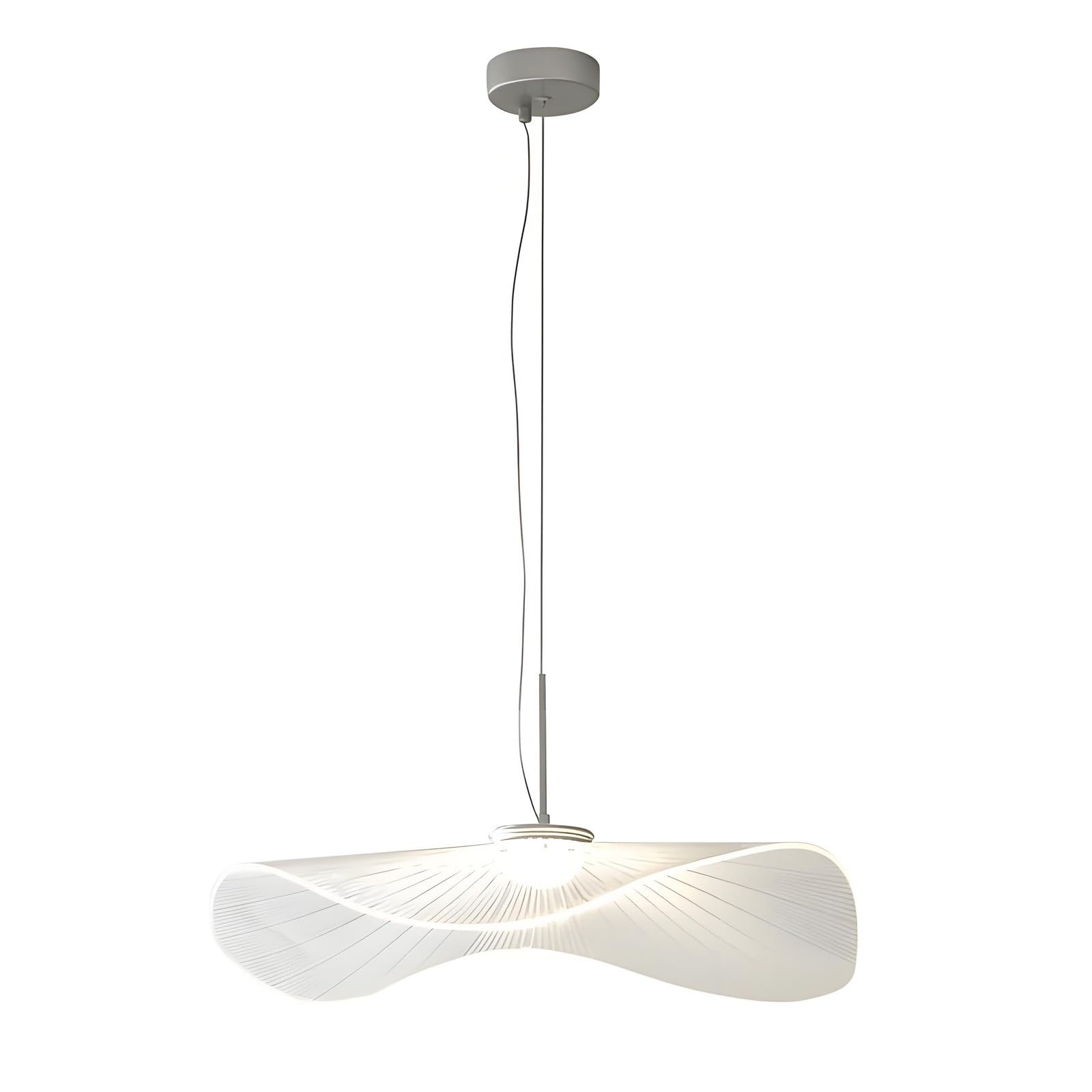 YNVIOZM Contemporary Lotus Shade Pendant Light Modern LED Chandelier Acrylic Lotus Leaf Design Hanging Ceiling Lighting Fixture for Home Cafe Hotel Restaurant Decorative
