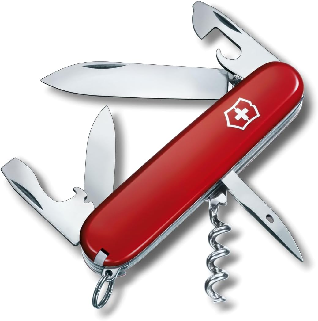 Victorinox Swiss Army Knife - Spartan - 12 Functions, Multitool - Red, 91mm, Medium (1.3603)
