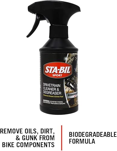 Miniatura 30 de STA-BIL SPORT Limpiador y lubricante para cadenas de bicicleta: evita el óxido en cadenas, cables y desviadores, lubricante premium, fácil