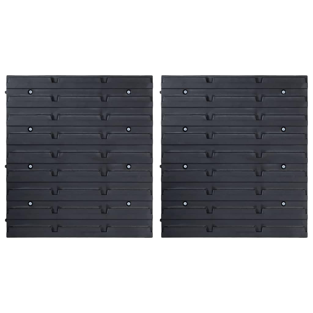 Juego de 32 cajas de almacenamiento para taller, estantería de pared para almacenamiento de herramientas, con 30 cajas apilables, cajas clasificadoras de plástico para tornillos y piezas