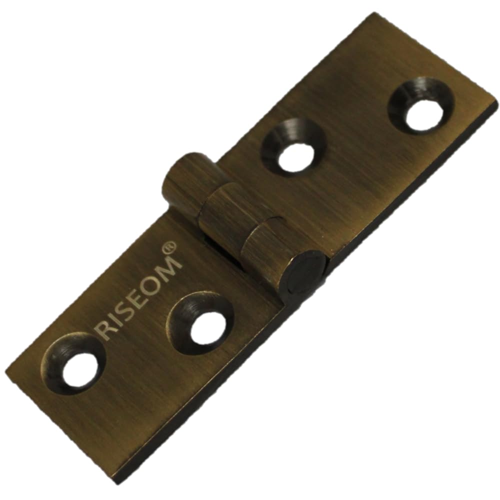 Antique Brass Table Hinges - 12 Pack -3