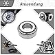 Parts and Parts Kegelrollenlager 30205 25x52x16,25mm, hochbelastbares Präzisionslager für Axial- & Radialbelastungen, DIN 720 ISO 355, langlebig & hitzebeständig für Industrie- & Automobilanwendungen