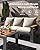 Aluminum Outdoor Patio Furniture Set, 7 Seats Outdoor Sectional with Coffee Table, Patio Conversation Sets with Upgraded Armrests and Cushions for Backyard, Garden and Poolside
